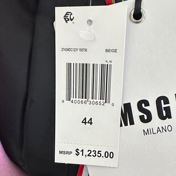 MSGM exquisite Pink and Tan Coat - Picture 12 of 16